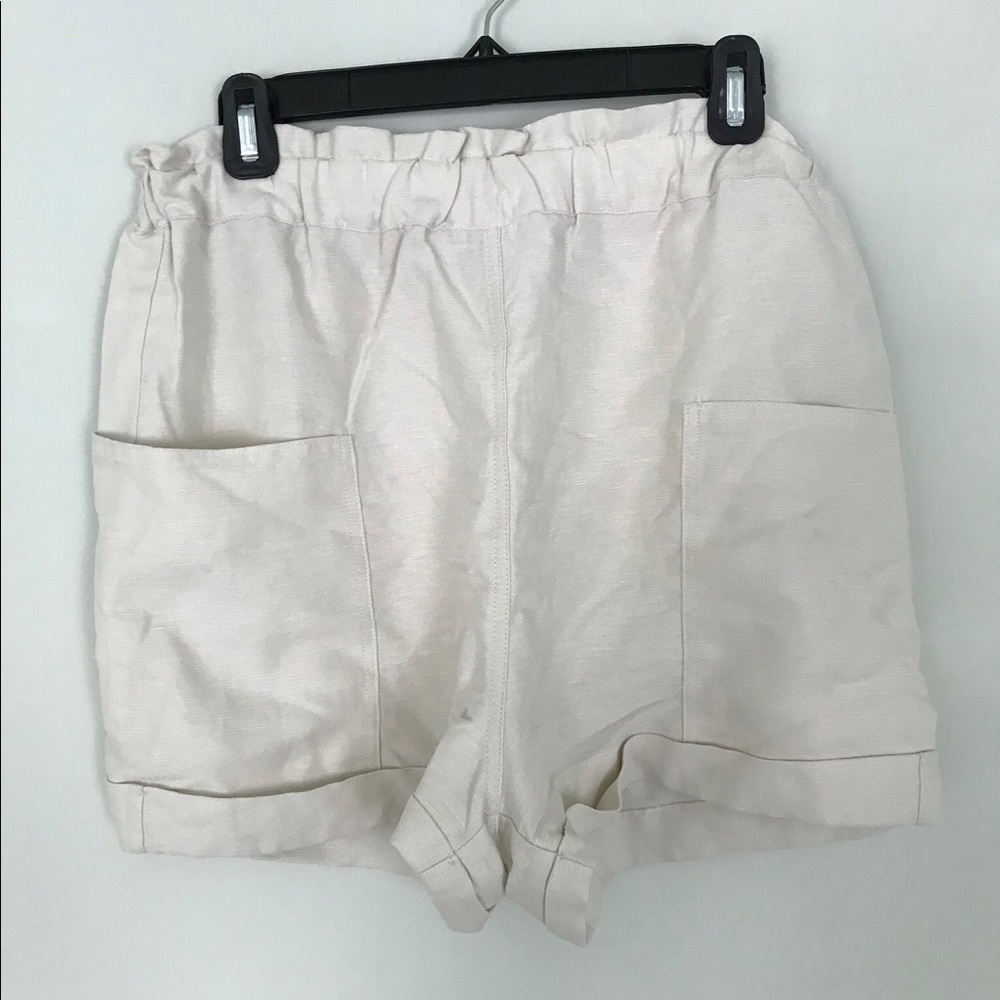 Aritzia Wilfred Free Harulia Paper Bag Linen Short